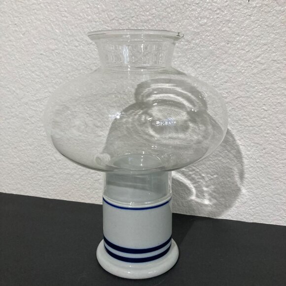 Vintage Dansk Bistro Christianshavn Ceramic Hurricane Lamp - Picture 1 of 9